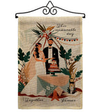 Together Forever - Family Special Occasion Vertical Impressions Decorative Flags HG137455 Made In USA