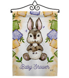 Bunny Baby Shower - Family Special Occasion Vertical Impressions Decorative Flags HG137603 Made In USA