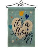 It's a Boy - Family Special Occasion Vertical Impressions Decorative Flags HG192439 Made In USA