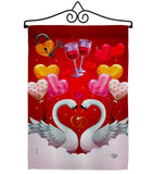 Sweet Couple - Family Special Occasion Vertical Impressions Decorative Flags HG192497 Made In USA