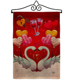 Sweet Couple - Family Special Occasion Vertical Impressions Decorative Flags HG192497 Made In USA