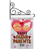 Happy Grandparents Day - Family Special Occasion Vertical Impressions Decorative Flags HG192612 Made In USA