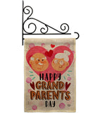 Happy Grandparents Day - Family Special Occasion Vertical Impressions Decorative Flags HG192612 Made In USA