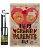 Happy Grandparents Day - Family Special Occasion Vertical Impressions Decorative Flags HG192612 Made In USA