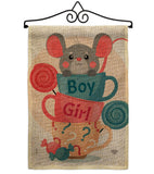 Mousy Boy Girl - Family Special Occasion Vertical Impressions Decorative Flags HG192674 Made In USA