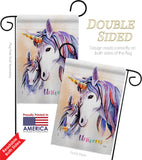 Unicorn - Fantasy Interests Vertical Impressions Decorative Flags HG115238 Made In USA