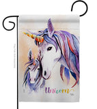 Unicorn - Fantasy Interests Vertical Impressions Decorative Flags HG115238 Made In USA