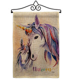 Unicorn - Fantasy Interests Vertical Impressions Decorative Flags HG115238 Made In USA