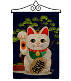Fortune Cat - Fantasy Interests Vertical Impressions Decorative Flags HG192584 Made In USA