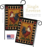 Rooster - Farm Animals Nature Vertical Impressions Decorative Flags HG110073 Made In USA