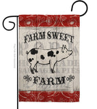 Sweet Farm Pig - Farm Animals Nature Vertical Impressions Decorative Flags HG110119 Made In USA