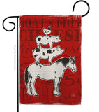 Farm Life - Farm Animals Nature Vertical Impressions Decorative Flags HG110122 Made In USA