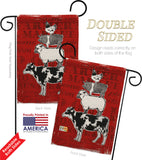 Barnyard Friends - Farm Animals Nature Vertical Impressions Decorative Flags HG110123 Made In USA