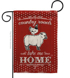 Country Friends - Farm Animals Nature Vertical Impressions Decorative Flags HG110124 Made In USA