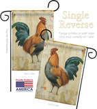 Rooster Farm - Farm Animals Nature Vertical Impressions Decorative Flags HG110131 Made In USA