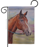 Smart Horse - Farm Animals Nature Vertical Impressions Decorative Flags HG191003 Made In USA