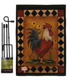 Rooster - Farm Animals Nature Vertical Impressions Decorative Flags HG110073 Made In USA