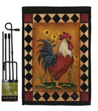 Rooster - Farm Animals Nature Vertical Impressions Decorative Flags HG110073 Made In USA