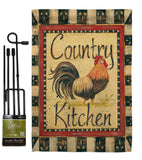 Country Kichen - Farm Animals Nature Vertical Impressions Decorative Flags HG110107 Made In USA