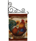 Country My Heart - Farm Animals Nature Vertical Impressions Decorative Flags HG110115 Made In USA