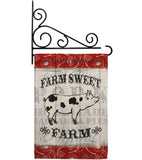 Sweet Farm Pig - Farm Animals Nature Vertical Impressions Decorative Flags HG110119 Made In USA