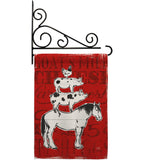 Farm Life - Farm Animals Nature Vertical Impressions Decorative Flags HG110122 Made In USA