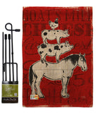 Farm Life - Farm Animals Nature Vertical Impressions Decorative Flags HG110122 Made In USA