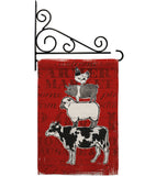 Barnyard Friends - Farm Animals Nature Vertical Impressions Decorative Flags HG110123 Made In USA