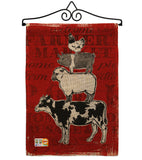 Barnyard Friends - Farm Animals Nature Vertical Impressions Decorative Flags HG110123 Made In USA