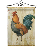 Rooster Farm - Farm Animals Nature Vertical Impressions Decorative Flags HG110131 Made In USA