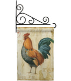 Rooster Farm - Farm Animals Nature Vertical Impressions Decorative Flags HG110131 Made In USA