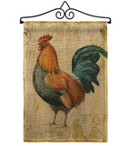 Rooster Farm - Farm Animals Nature Vertical Impressions Decorative Flags HG110131 Made In USA