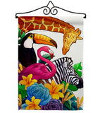 Zoo - Farm Animals Nature Vertical Impressions Decorative Flags HG192600 Made In USA