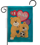 Love Dad - Father's Day Summer Vertical Impressions Decorative Flags HG115036 Made In USA