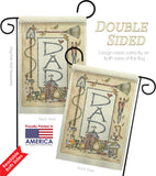 Dad Border - Father's Day Summer Vertical Impressions Decorative Flags HG115083 Made In USA