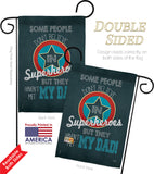 Superhero Dad - Father's Day Summer Vertical Impressions Decorative Flags HG115104 Made In USA