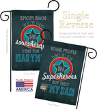 Superhero Dad - Father's Day Summer Vertical Impressions Decorative Flags HG115104 Made In USA