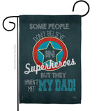 Superhero Dad - Father's Day Summer Vertical Impressions Decorative Flags HG115104 Made In USA