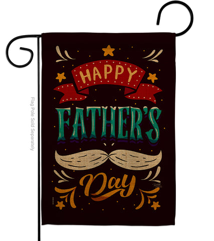 Hooray Father's Day - Father's Day Summer Vertical Impressions Decorative Flags HG115151 Made In USA