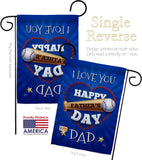 I Love You Dad - Father's Day Summer Vertical Impressions Decorative Flags HG115171 Made In USA