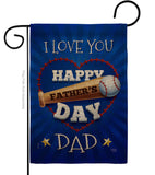 I Love You Dad - Father's Day Summer Vertical Impressions Decorative Flags HG115171 Made In USA