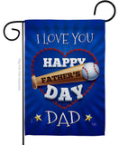 I Love You Dad - Father's Day Summer Vertical Impressions Decorative Flags HG115171 Made In USA