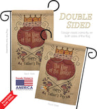 The King Of The House - Father's Day Summer Vertical Impressions Decorative Flags HG137125 Made In USA