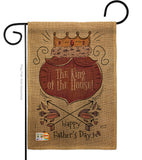 The King Of The House - Father's Day Summer Vertical Impressions Decorative Flags HG137125 Made In USA