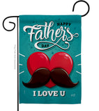 Dad Mustache - Father's Day Summer Vertical Impressions Decorative Flags HG137153 Made In USA