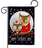 Owls Father's Day - Father's Day Summer Vertical Impressions Decorative Flags HG137177 Made In USA