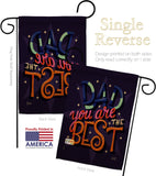 Dad Are Best - Father's Day Summer Vertical Impressions Decorative Flags HG137183 Made In USA