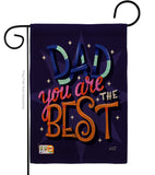 Dad Are Best - Father's Day Summer Vertical Impressions Decorative Flags HG137183 Made In USA