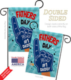 #1 Daddy - Father's Day Summer Vertical Impressions Decorative Flags HG137350 Made In USA