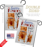 Daddy Bear - Father's Day Summer Vertical Impressions Decorative Flags HG137479 Made In USA